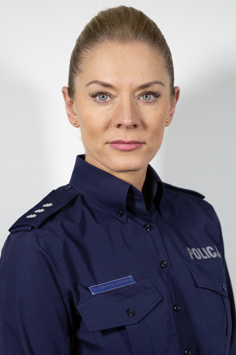 podkomisarz Sabina Chyra-Giereś na zdjęciu portretowym
