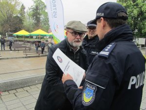 Komendant Miejski Policji w Tychach składa podziękowania Burmistrzowi Miasta Ustroń